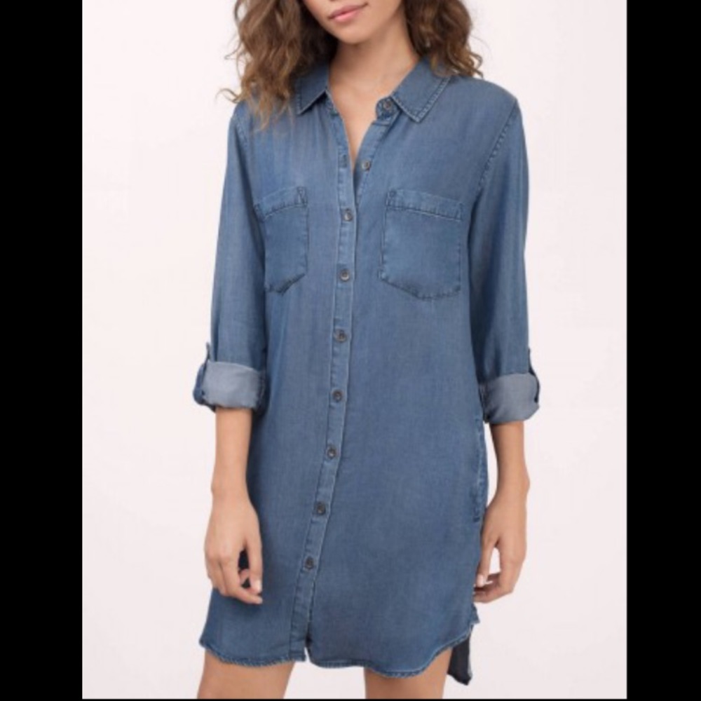 Thread & Supply | Chambray Button Down Dress